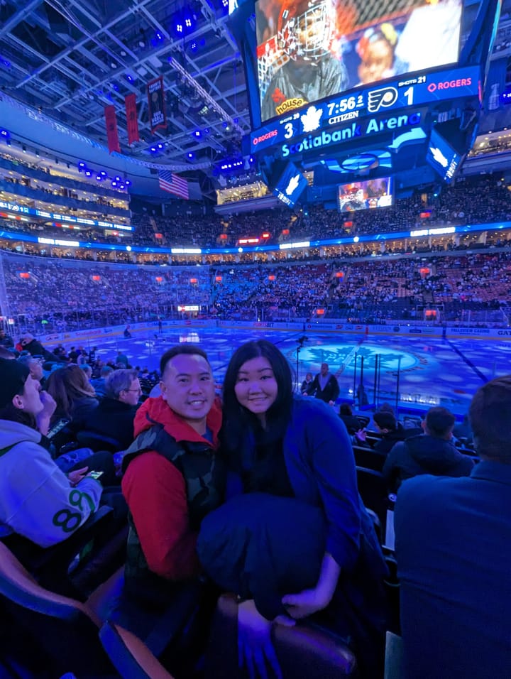 Our First Toronto Maple Leafs Game - Feb 2024